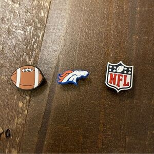 3 Piece‎ Denver Broncos Crocs Charms Set